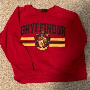 Cropped Red Gryffindor Sweatshirt
